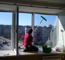 Мытье окон в однокомнатной квартире Ярославль